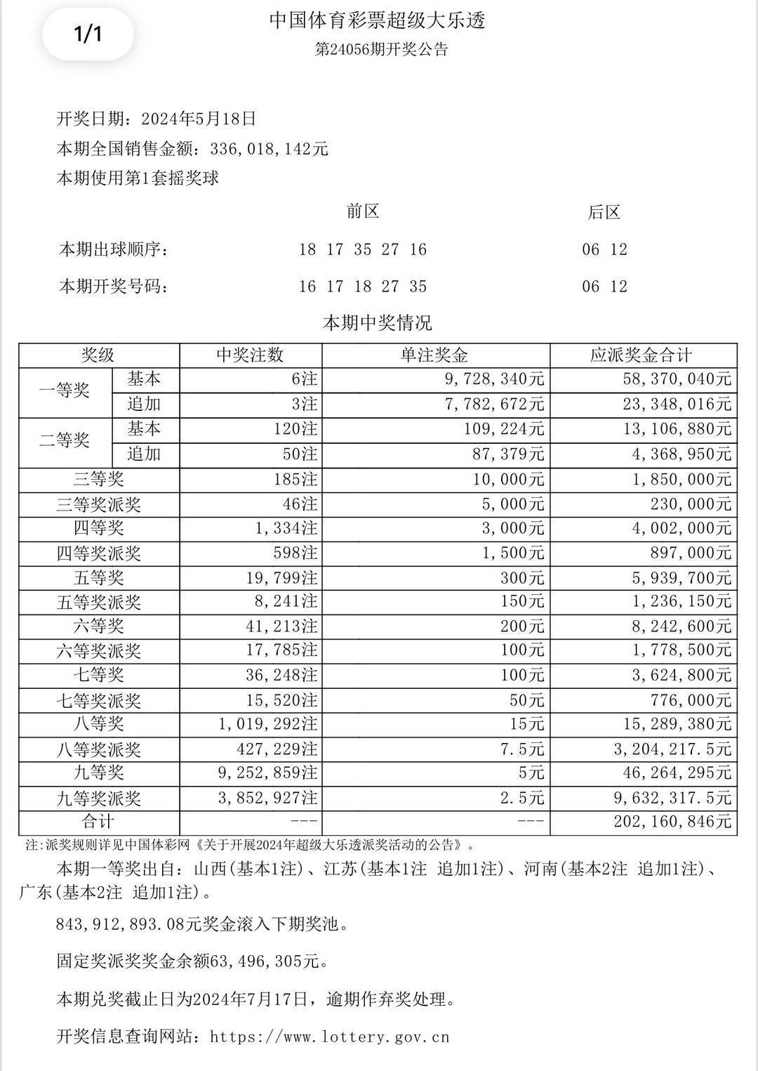 澳门开奖结果