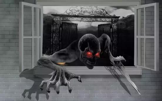 3D画，立体恐怖的视觉冲击3d立体画恶搞